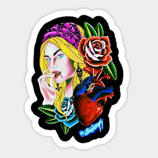 Vampiregurl Sticker